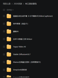 AI工具包（AI换脸、AI视频转动漫、AI文字转音频）
