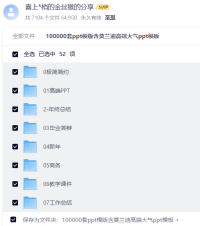 100000套ppt模版含莫兰迪高端大气ppt模板
